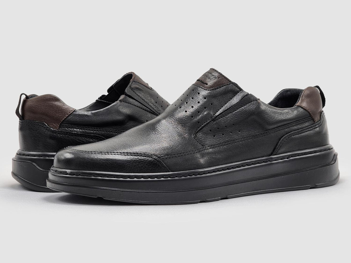 Kcr Group - Men's Casual Slip-On Leather Shoes
