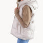 Bluivy - Zipper Down Puffer Hooded Vest