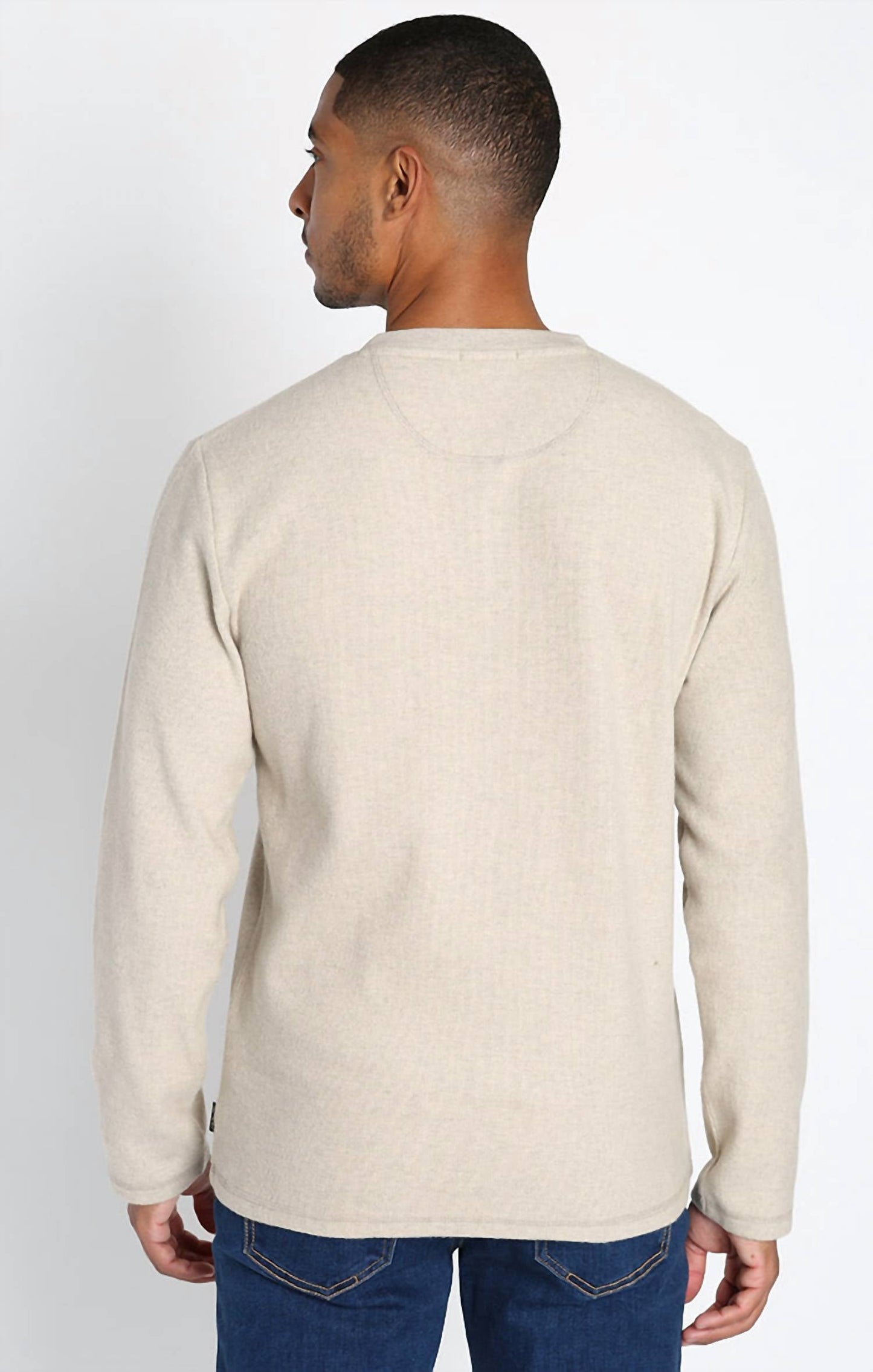 Jachs New York - Brushed Waffle Long Sleeve Henley