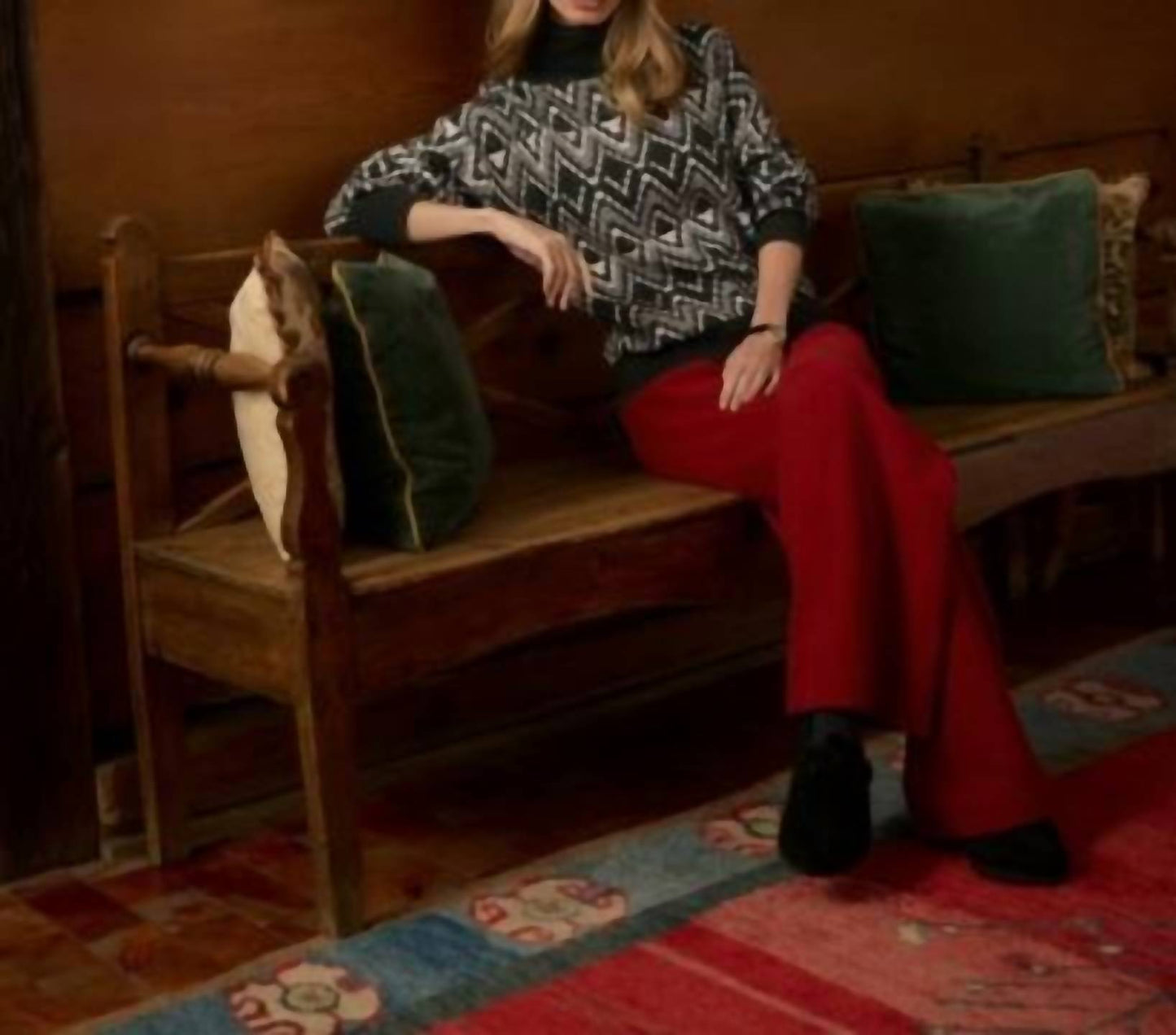Varley - Ida Relaxed Fairisle Rollneck Sweater
