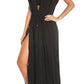 Elan - Maxi Deep V Dress