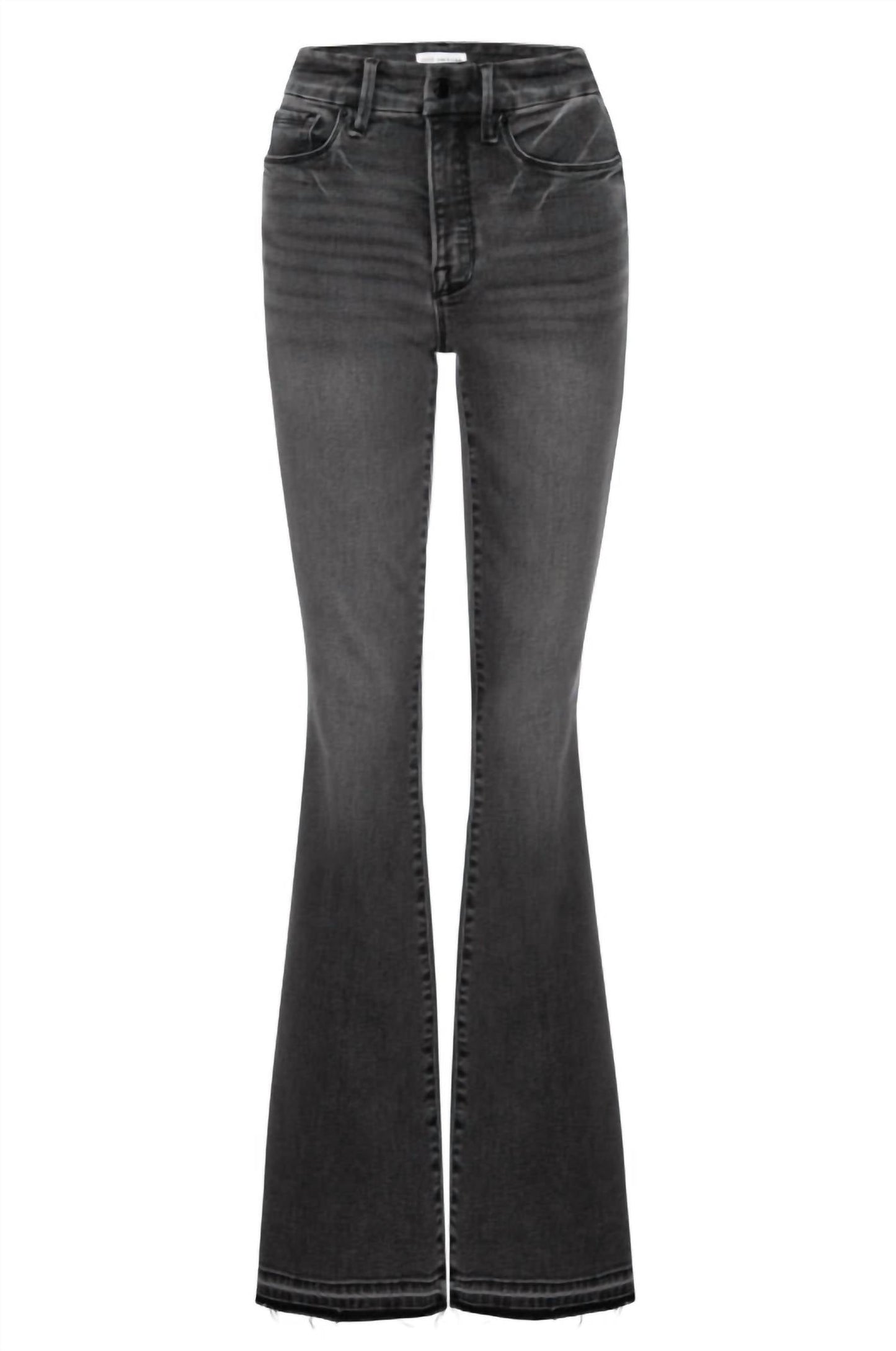 Good American - Women's Flare Released Hem Jeans