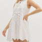 Entro - Hanna Scalloped Hem Mini Dress