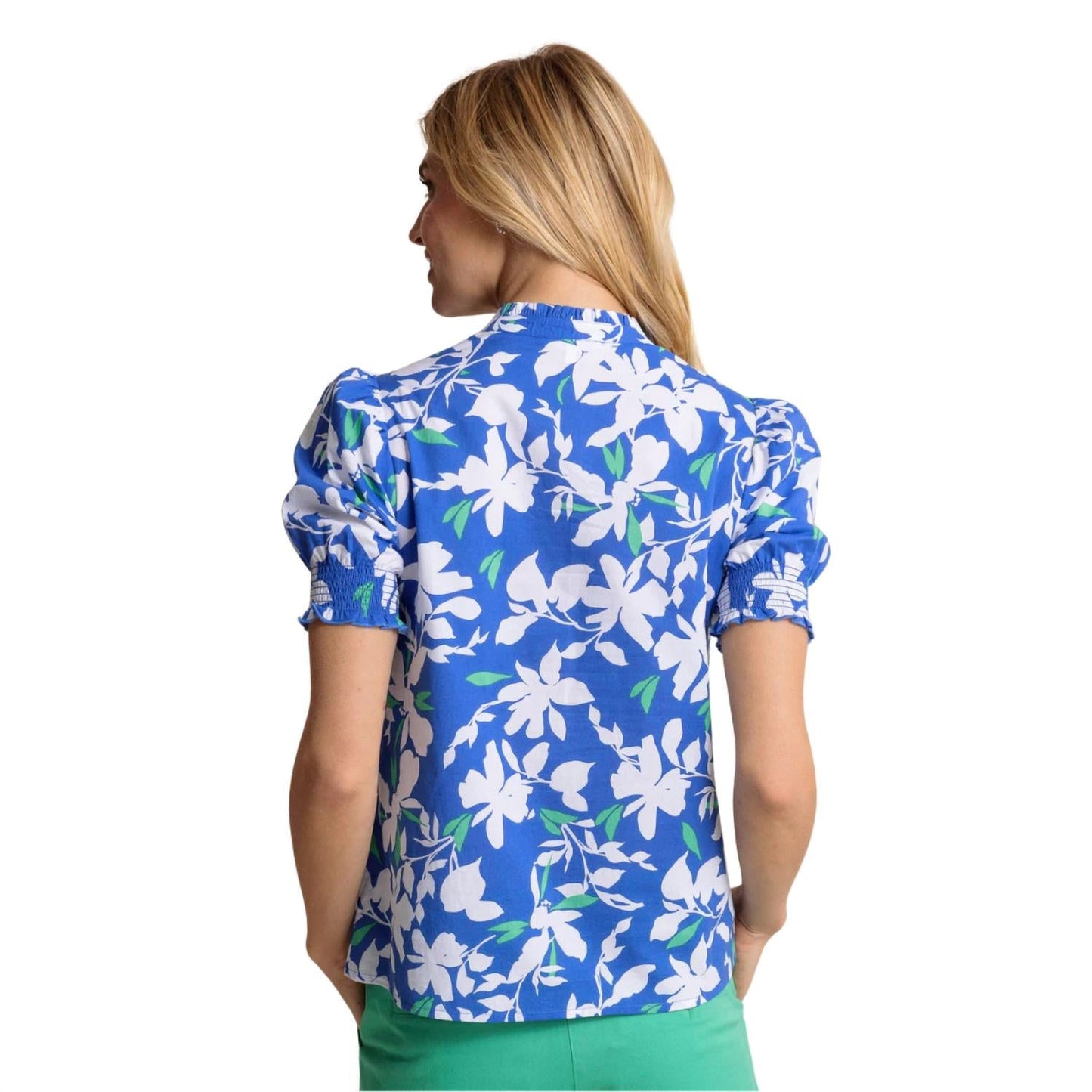Southern Tide - Meadow Blossom Bay Printed Top