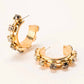 Violet & Brooks - Women's Camille Crystal Thick Hoop Earrings