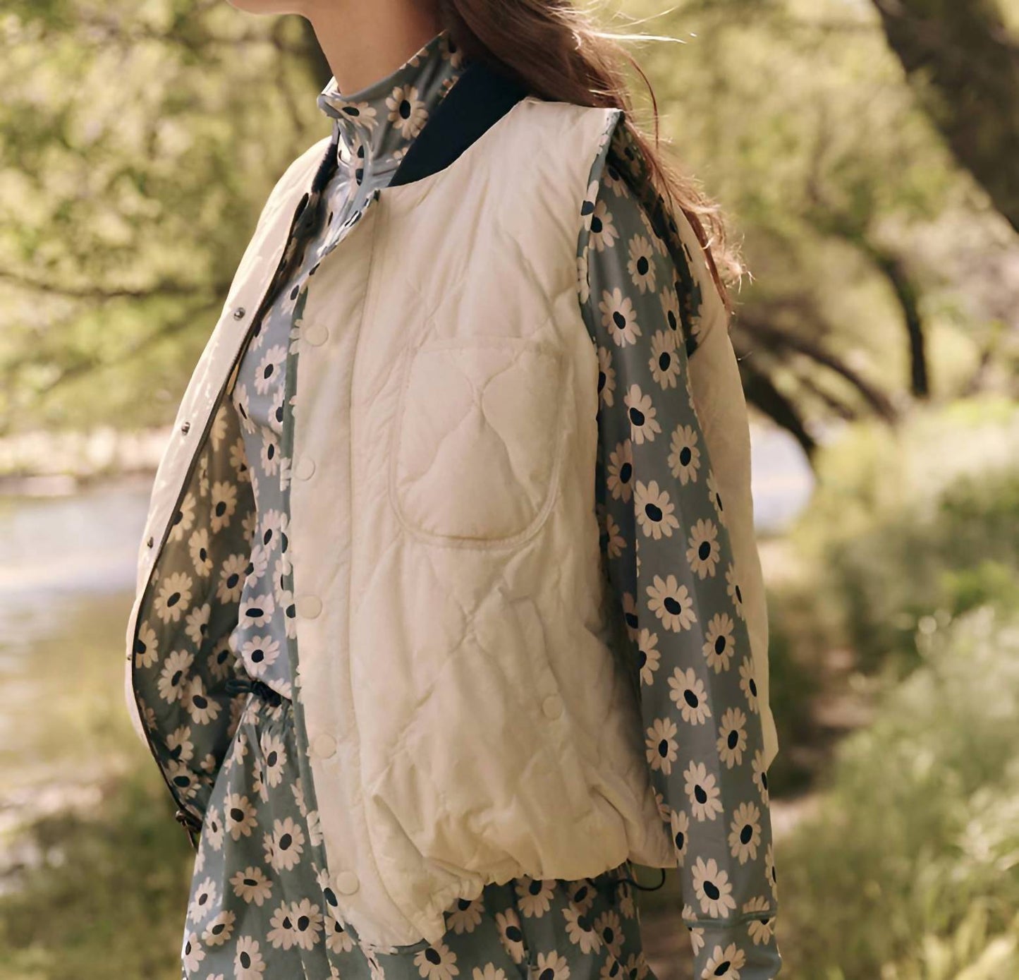 The Great. - Reversible Down Vest