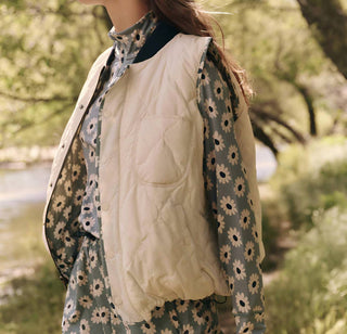 The Great. - Reversible Down Vest