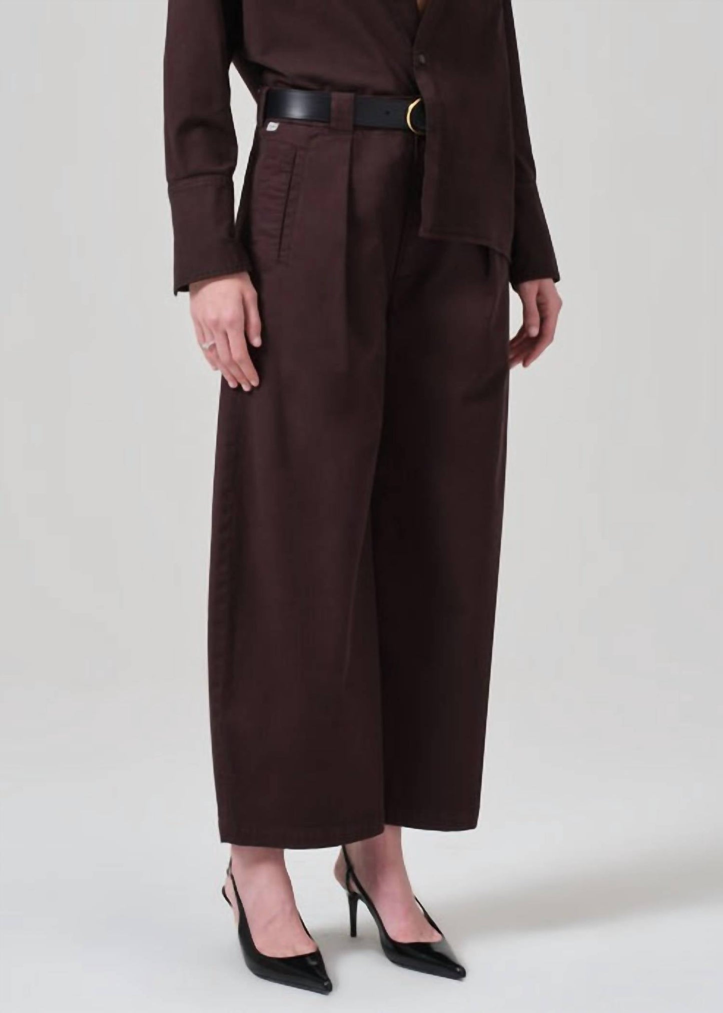 Citizens Of Humanity - Cara Cropped Pleated Trouser