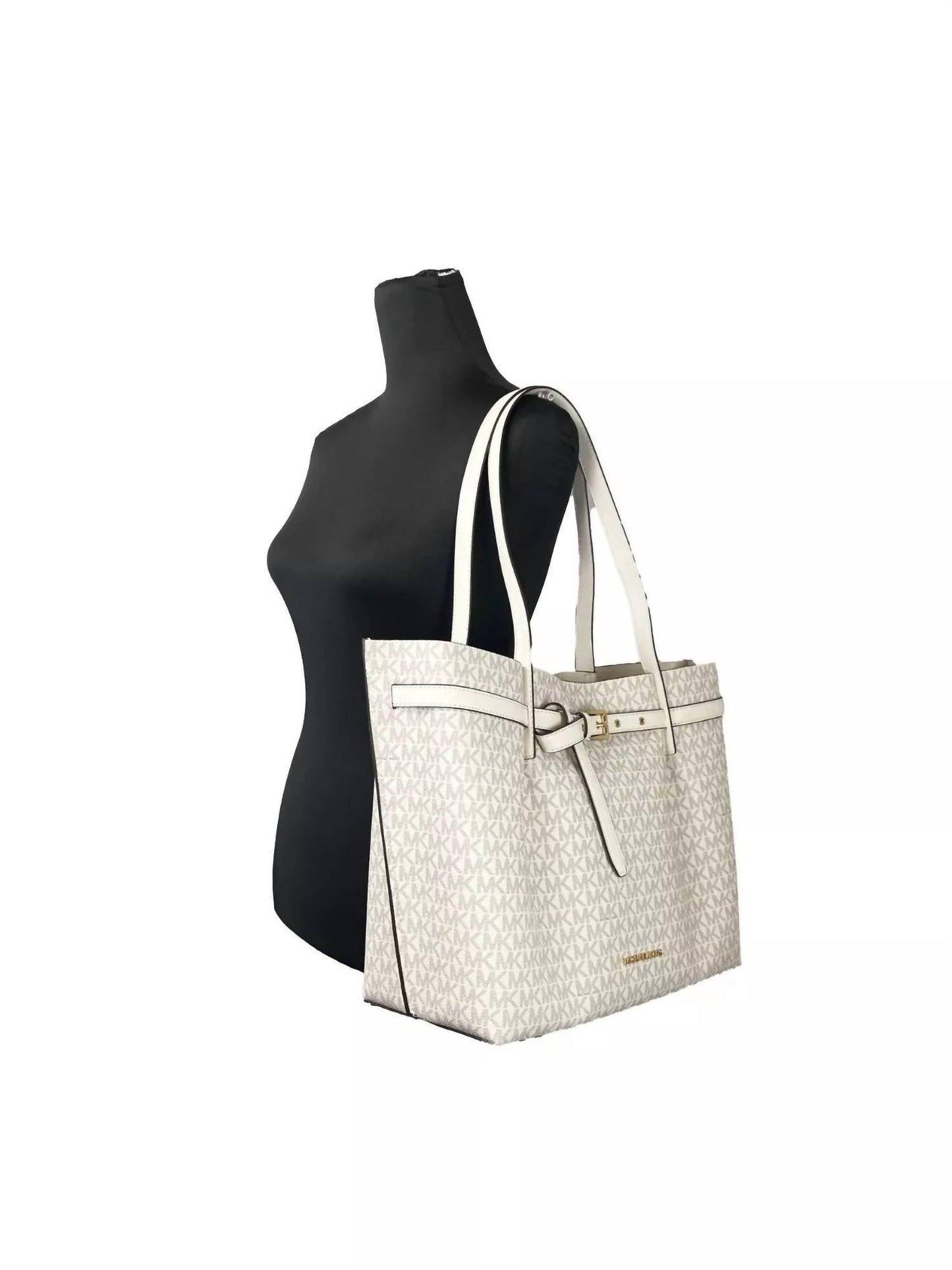Michael Kors - Women's Emilia Signature Pvc Tote Bag Purse Large