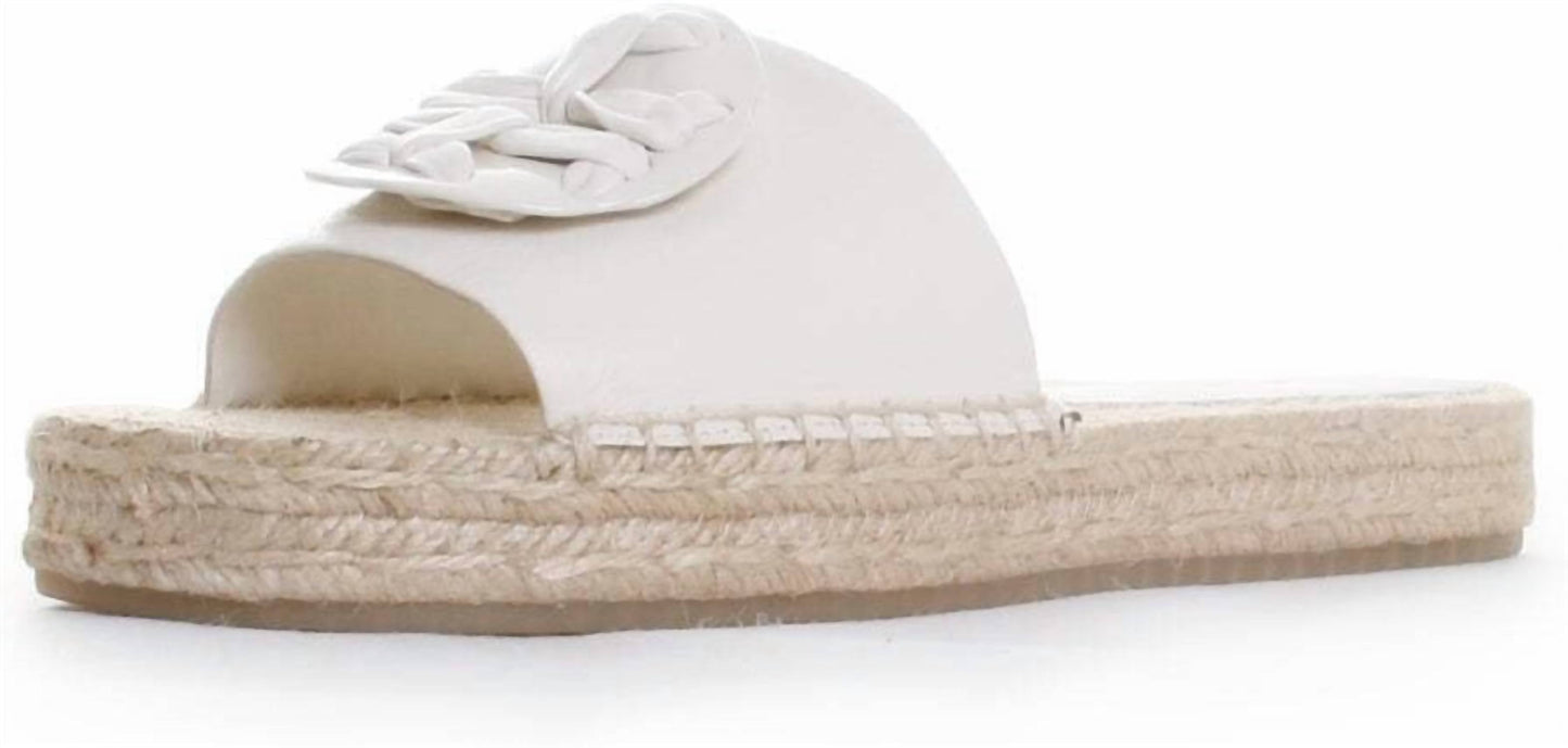 Tory Burch - Women's Woven Double T Espadrille Slide