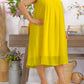 Karen T Design - Sleeveless A-line Midi Dress With Floral Detail