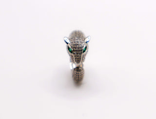 Panther Majesty Silver Ring - Embrace Elegance