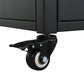 Foldable Outdoor Prep Station BBQ Cart Patio Dining Cart