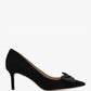 Ralph Lauren - Women's Lanette Bow-trim Suede Pumps Sandal
