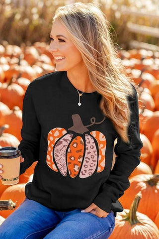Lily Clothing - Halloween Pumpkin Printing Shirt