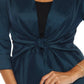 Joseph Ribkoff - Knot Front Taffeta Cover-up Jacket
