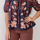 Farm Rio - Puff-sleeve Button Down Blouse