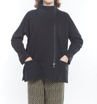 Matthildur - Tracery Mock Neck Jacket