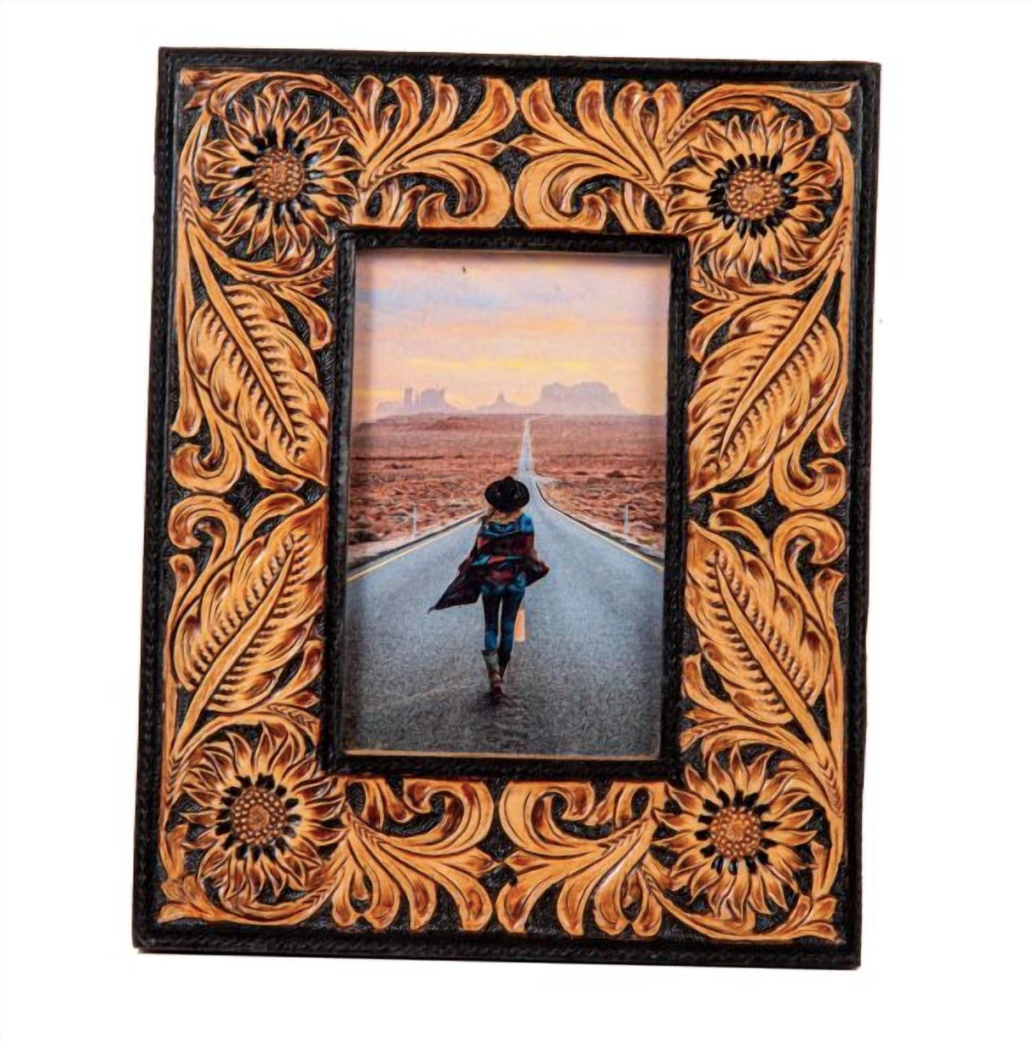 Myra Bag - Wyburn Canyon Hand-tooled Leather Photo Frame