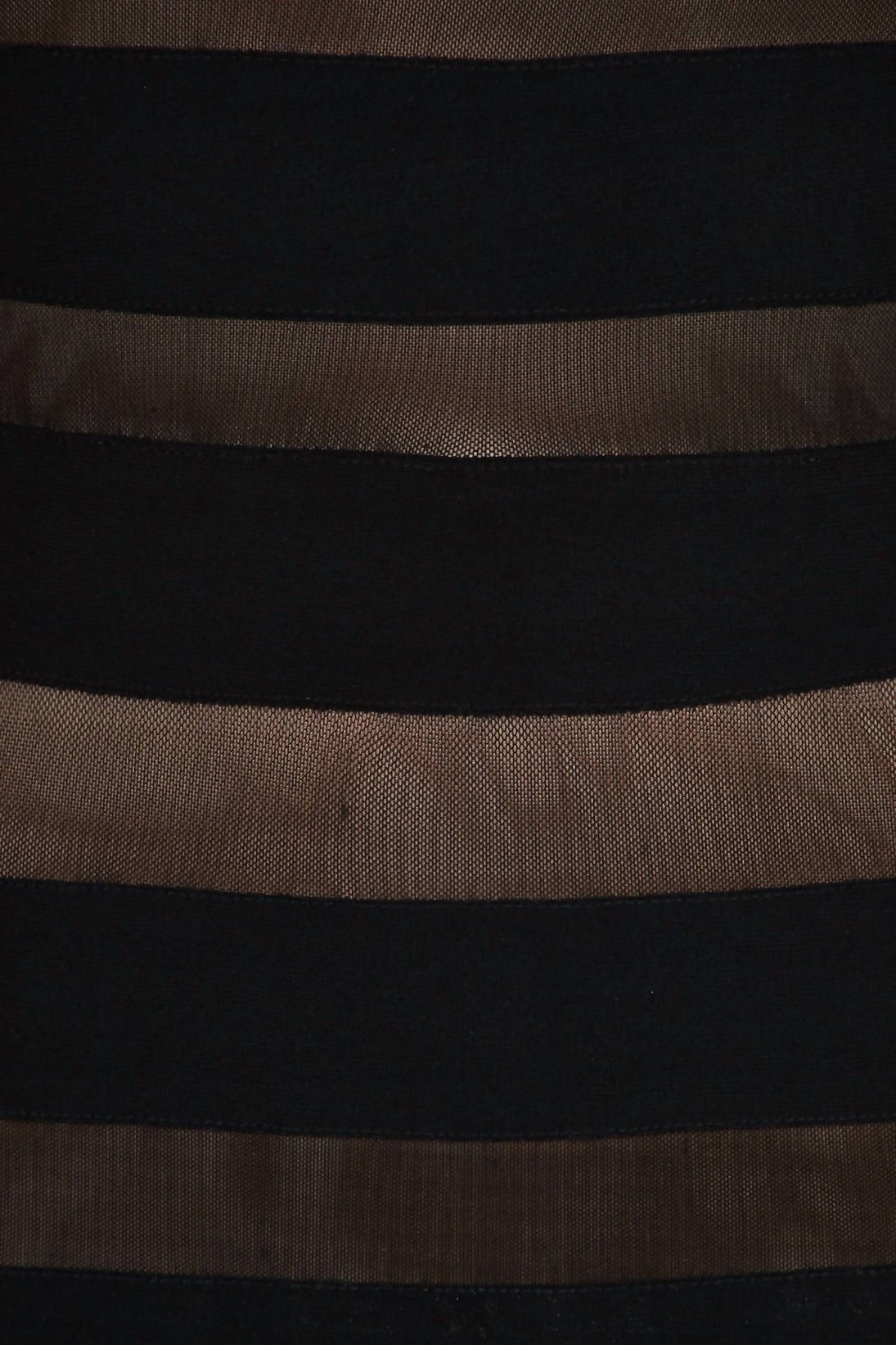 Adrianna Papell - Short Sleeve Jersey Mesh Dress
