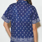 Freemarket - Bandana Blue Top