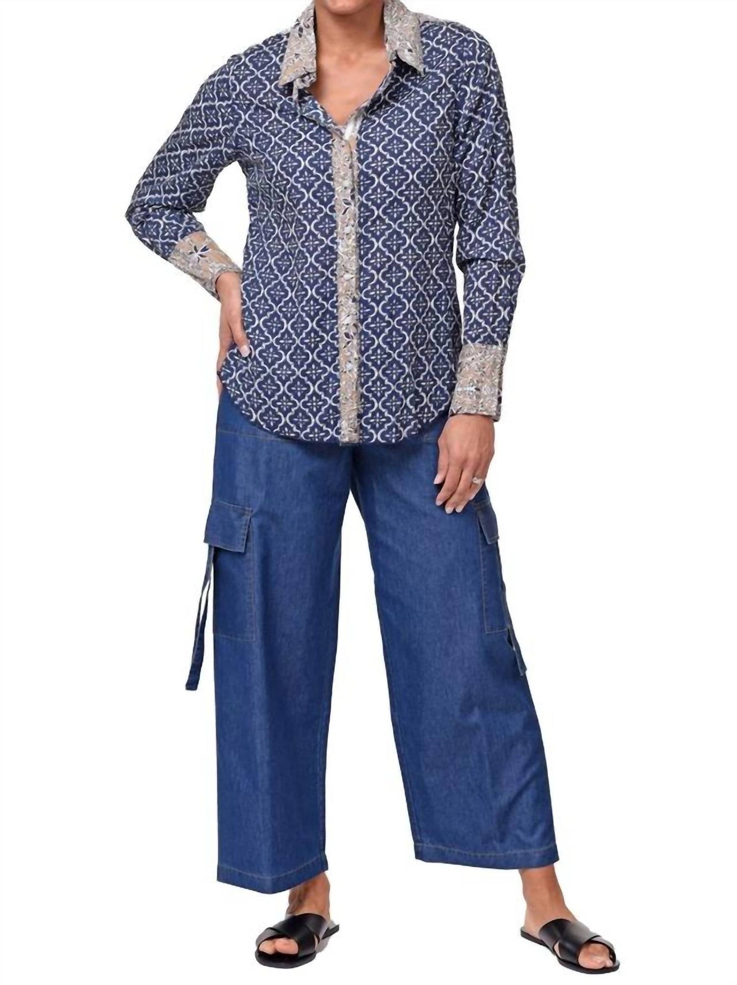 Tulip Clothing - Gretchen Button Down Blouse