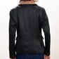 American Darling - Leather Lapel Blazer