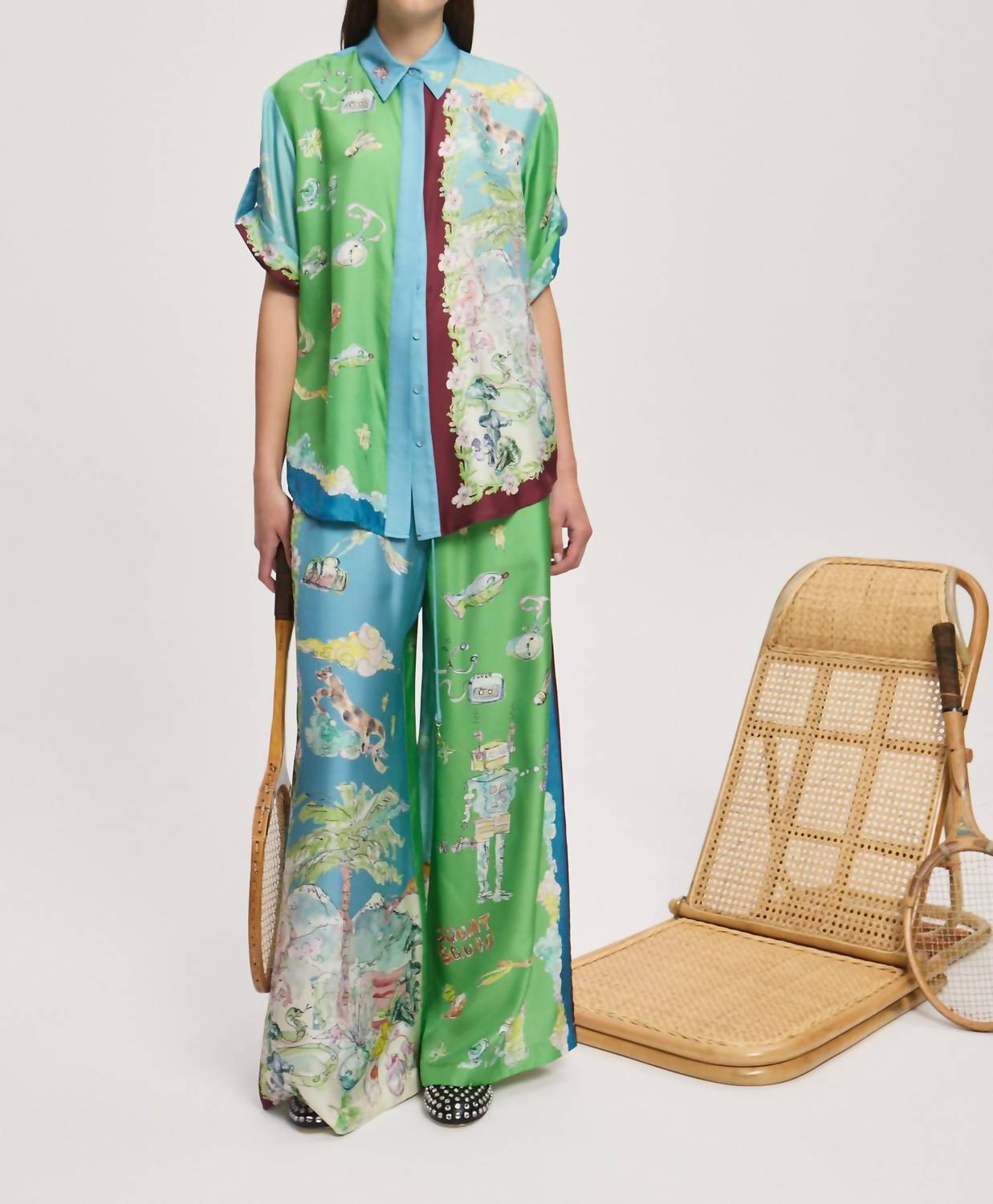 Alemais - Daria Silk Shirt