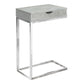 Accent Table, C - Shaped Contemporary Elegant Desig