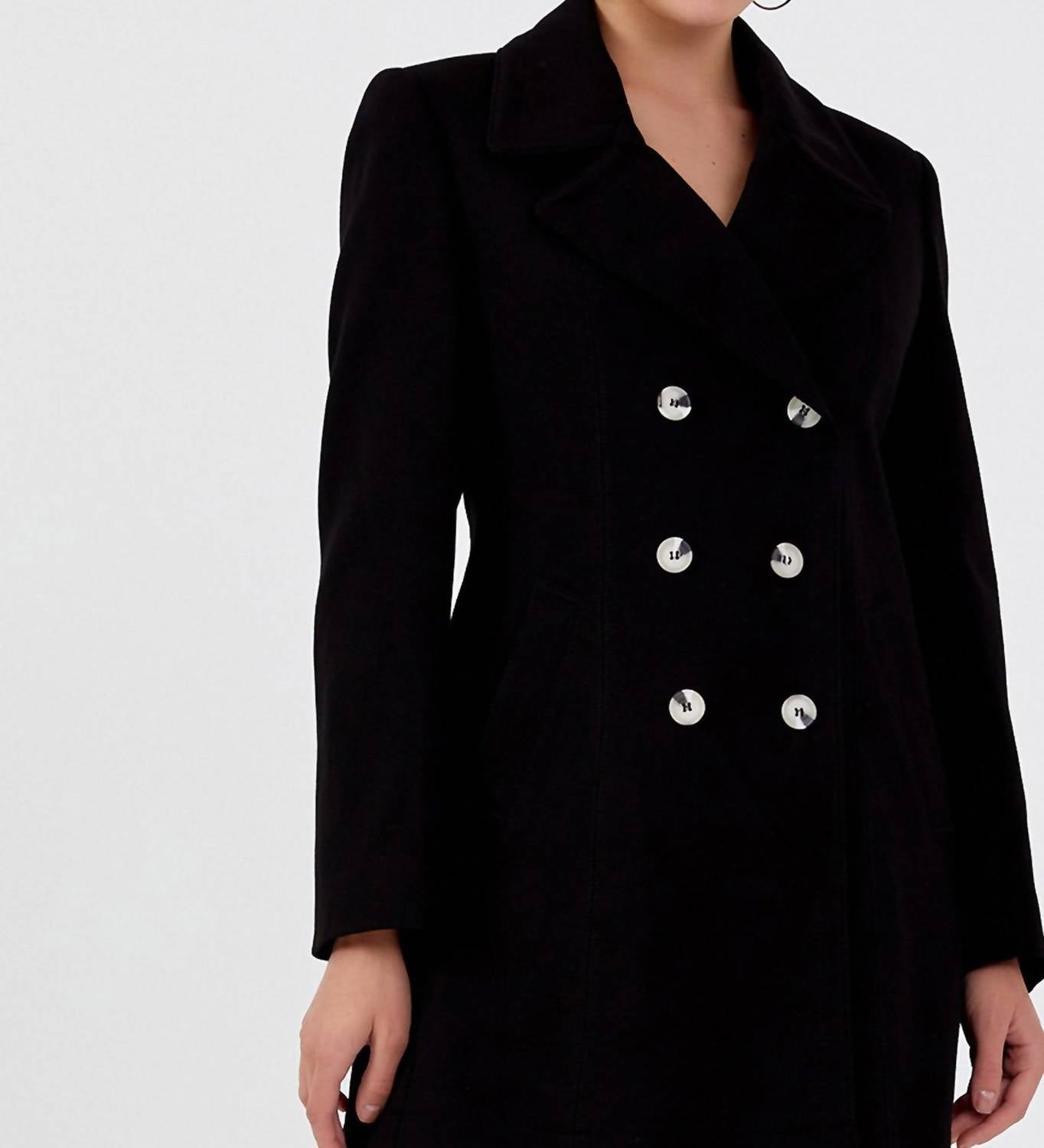 Zaalima Fashion - Solid Color Regular Coat