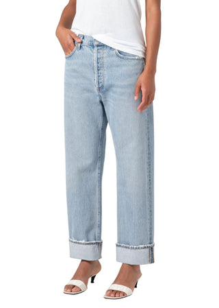 Agolde - Fran Low Slung Straight Jeans