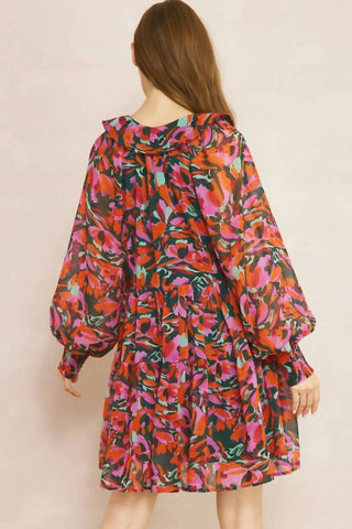 Entro - Floral Print Dress