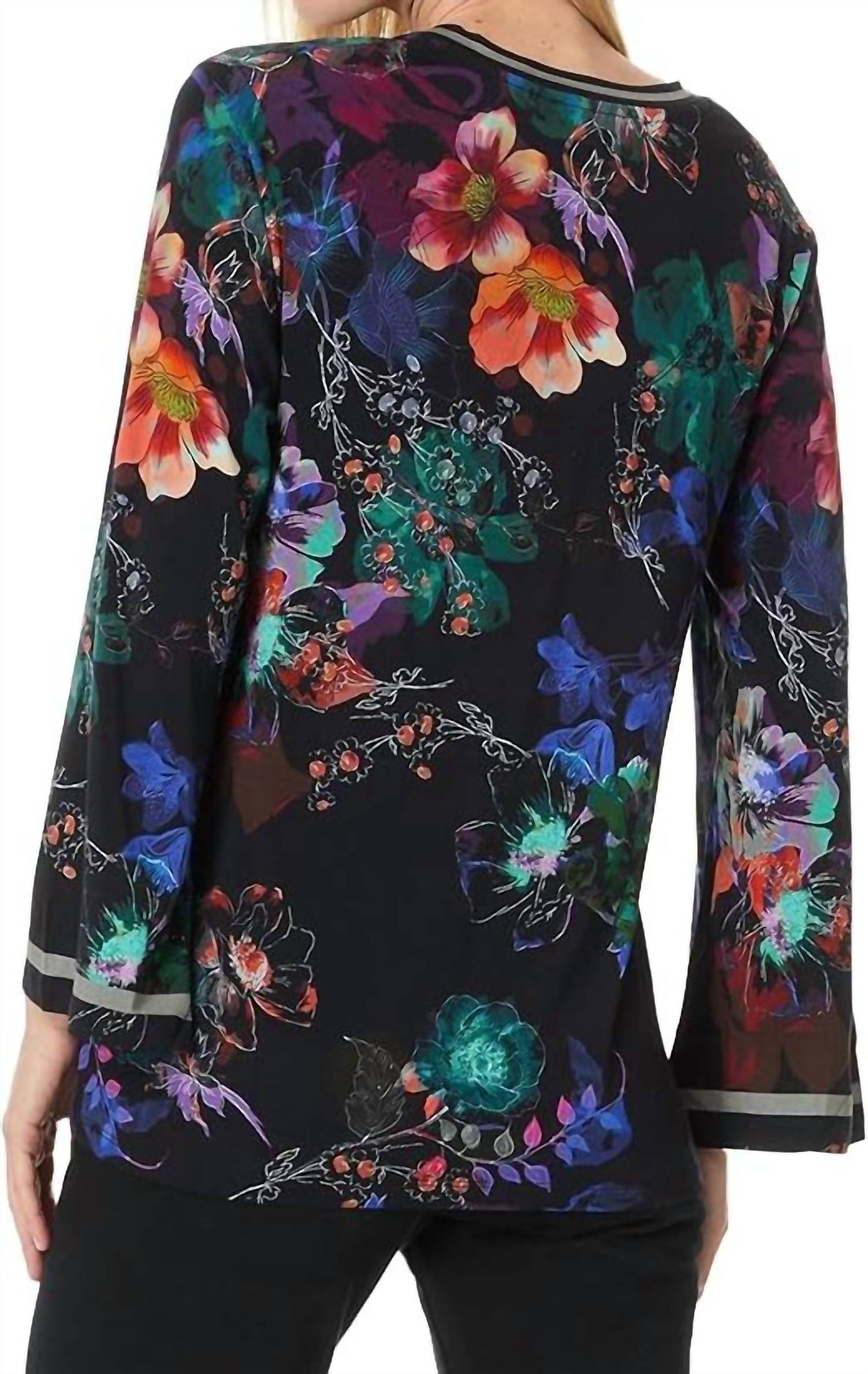 Johnny Was - Janie Favorite V-neck Kimono Sleeve Tee