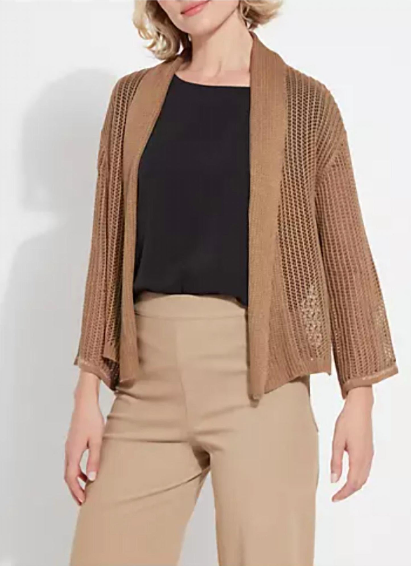 Lysse - Harper Linen Mesh Cardigan