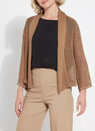 Lysse - Harper Linen Mesh Cardigan