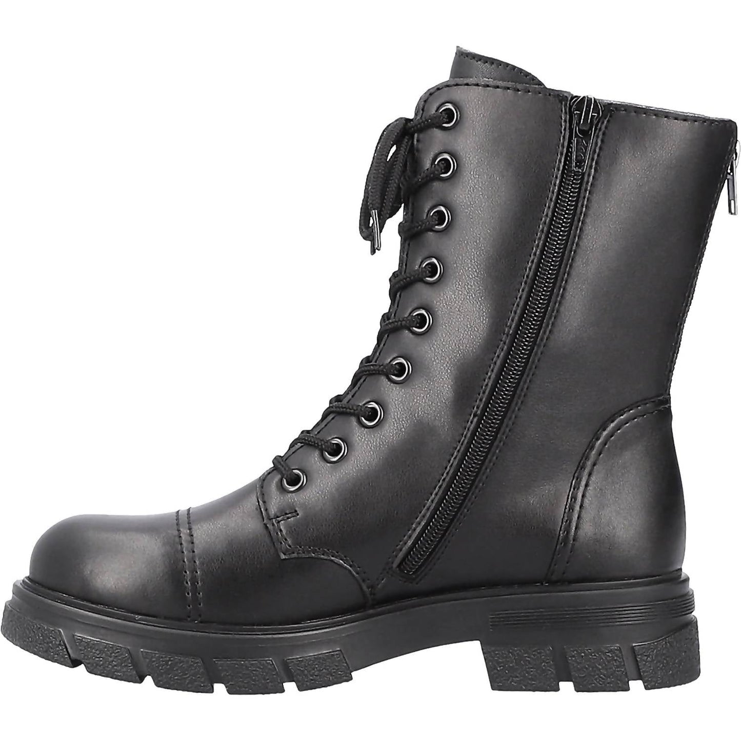 Rieker - Women's Tora 07 Leather Combat Boots