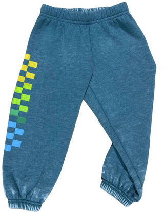 Rowdy Sprout - Kid's Rainbow Check Sweatpants