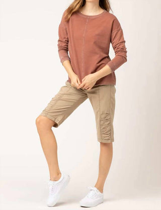 Xcvi - Alish Burnout Pullover Top