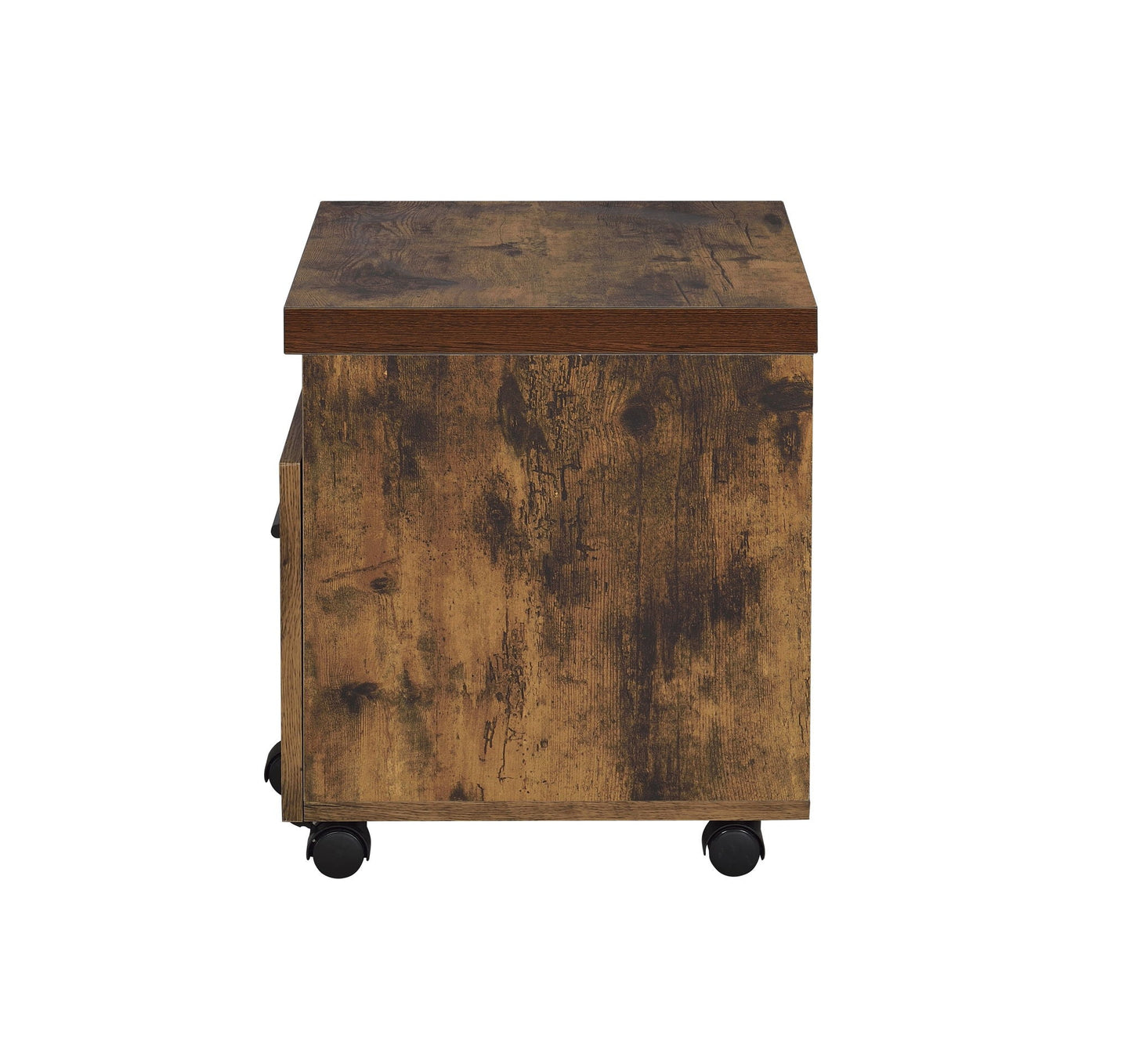 Bob File Cabinet - Weathered Oak / Black