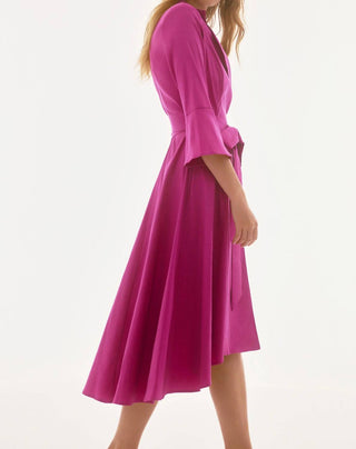 Joseph Ribkoff - Belted High Low Wrap Dress