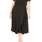 Chris & Carol - V-neck Wrap Midi Dress