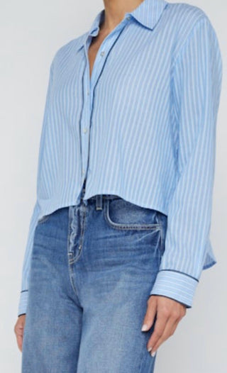 L'Agence - Women's Cosette Trim Crop Shrt