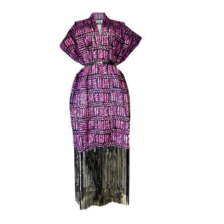 Chuks Collins - Women's Fringe Midi Dress