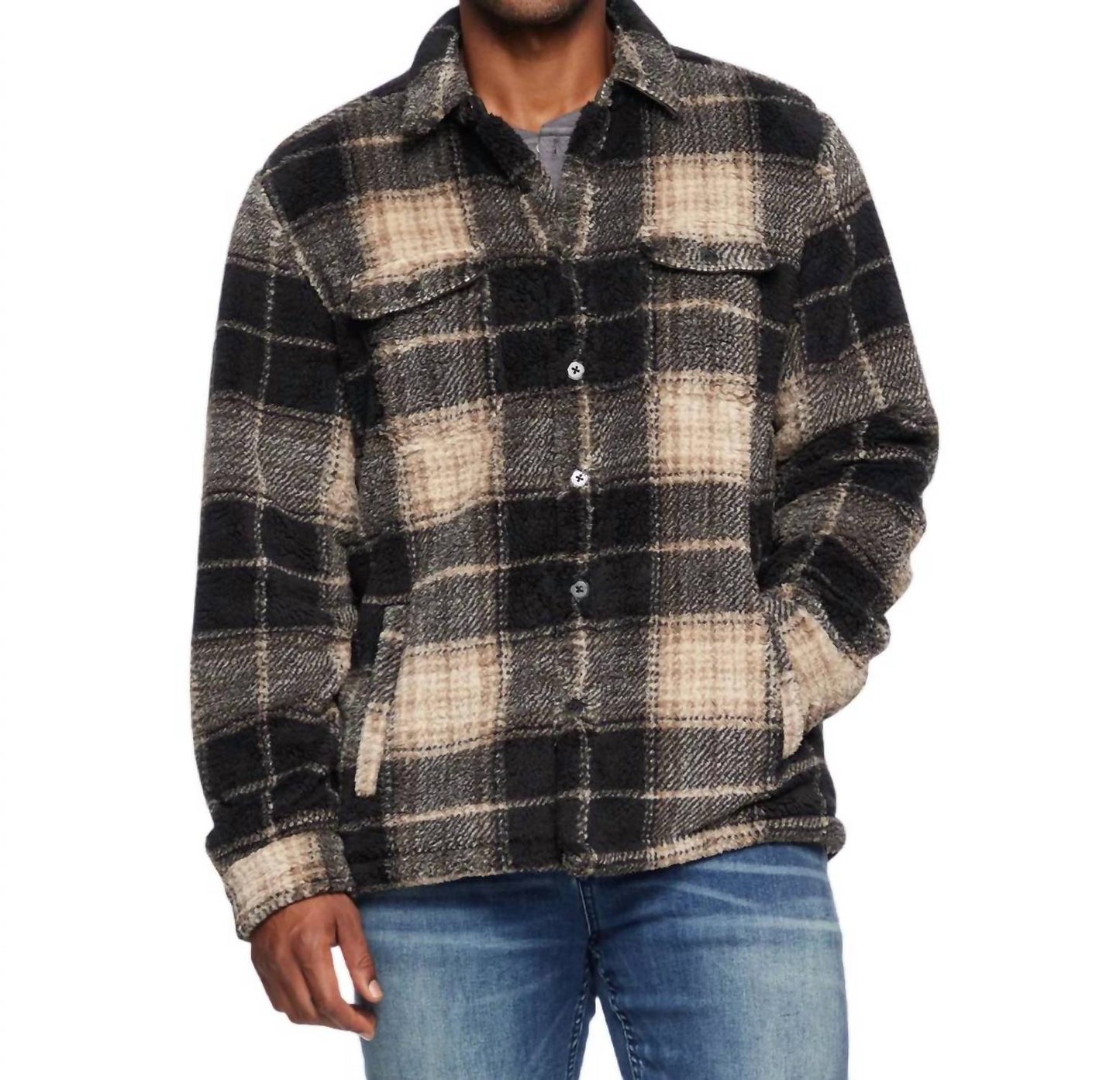 Flags & Anthem - Carter Sherpa Shirt Jacket