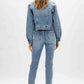 Judy Blue - High Waist Rhinestone Embellished Slim Denim Jeans