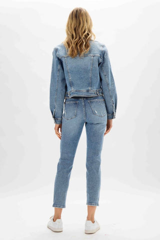 Judy Blue - High Waist Rhinestone Embellished Slim Denim Jeans