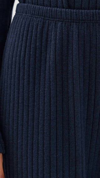 Donni. - Sweater Rib Simple Pants