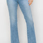 Risen - High Rise Patch Pocket Bootcut Jeans