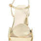 Koko + Palenki - Women's Metallic Leather Sphere Heels