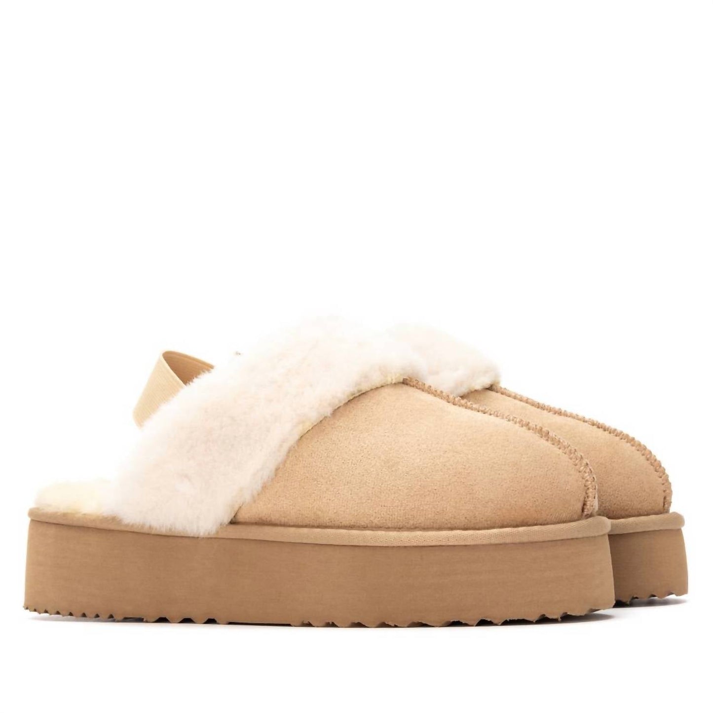 Xti - Women's Suede Fur Sneakers